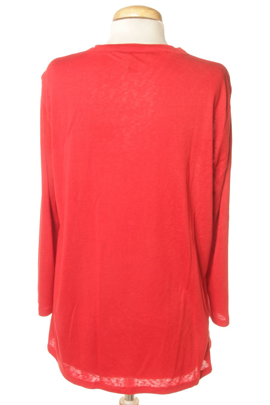 T-shirt à manches longues Cortefiel de la taille L, de couleur rouge