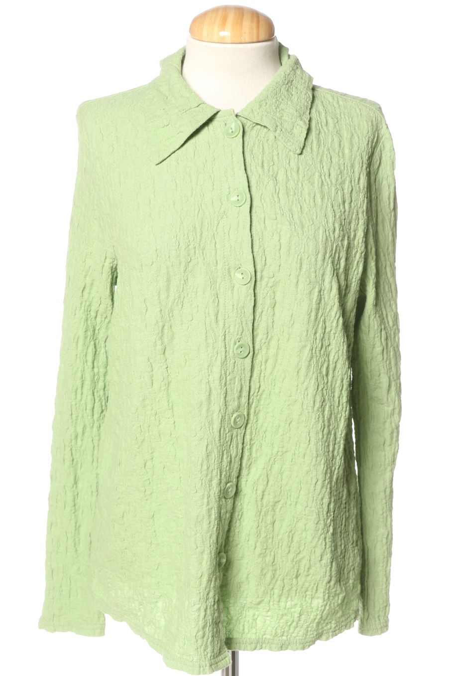 Chemise Mango de la taille L, de couleur vert