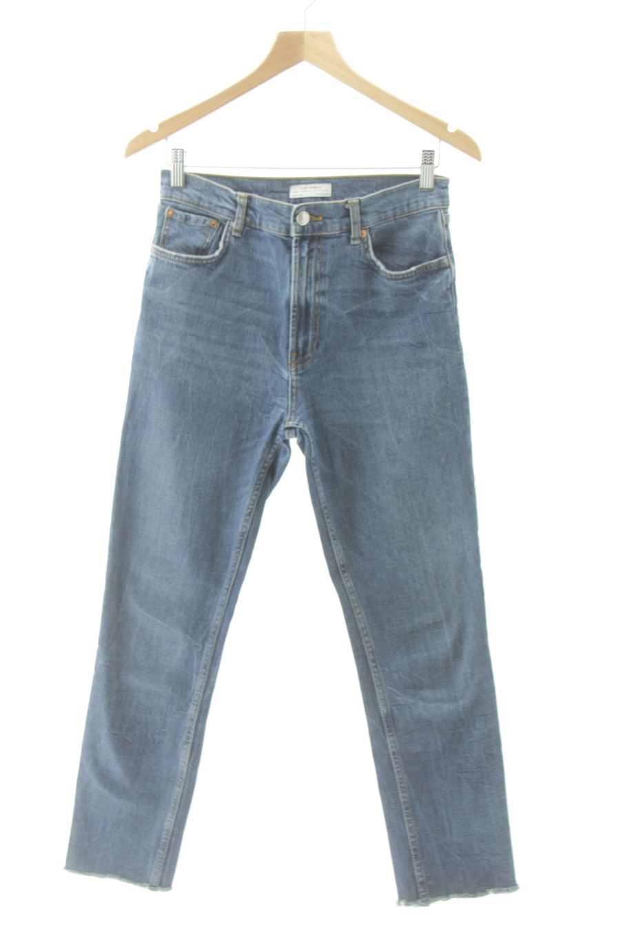 Vaquero de Zara de la talla 36, de color azul