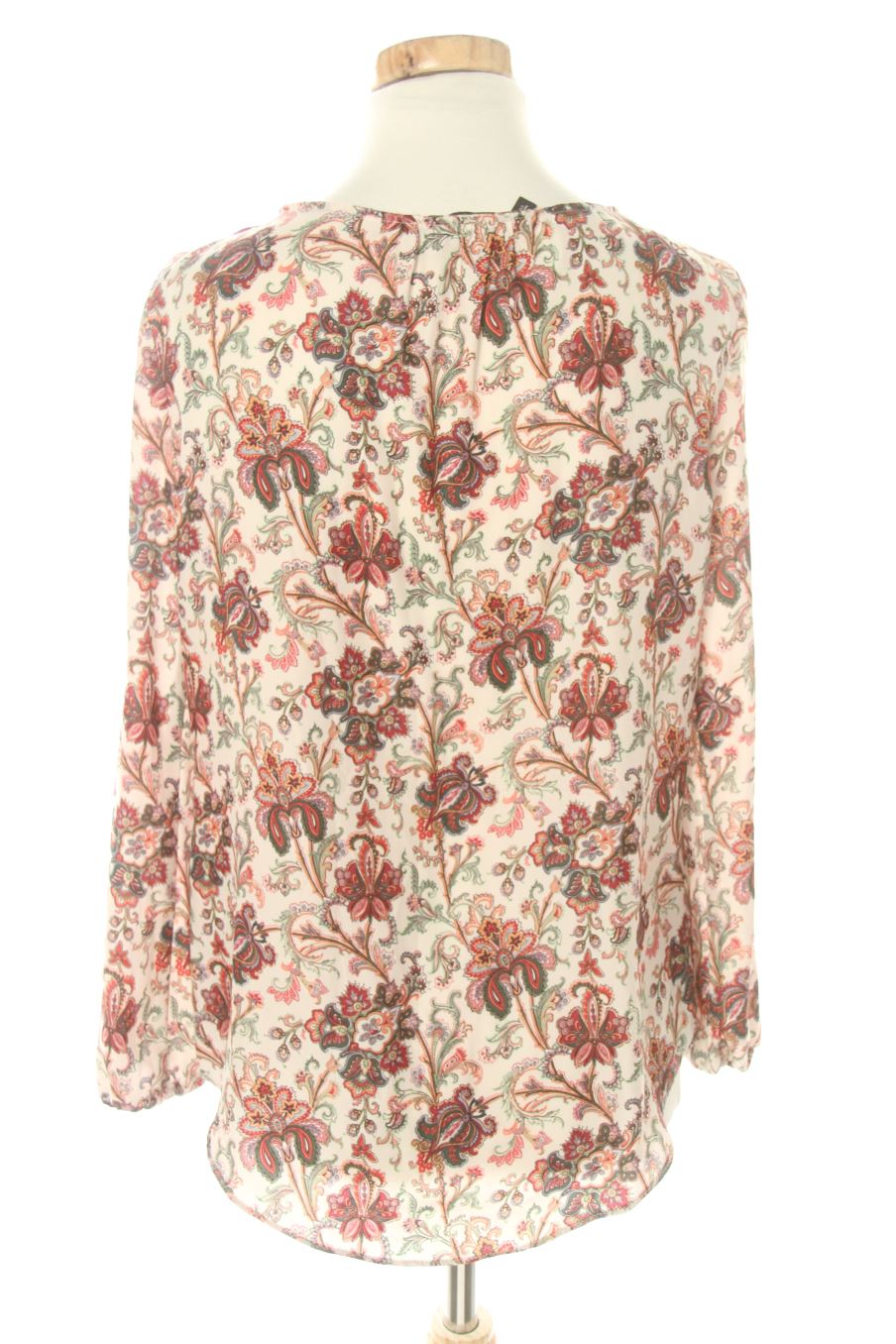Blusa de manga larga de Zara de la talla XS, de color flores