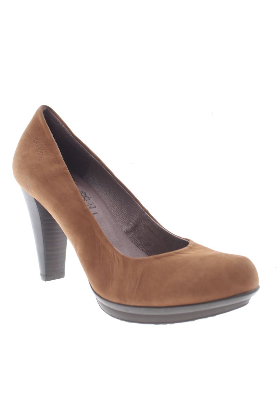 Zapatos de tacon de Wonders de la talla 38, de color marrón de