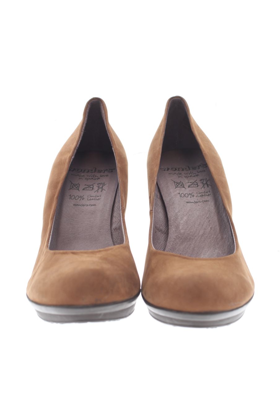 Zapatos de tacon de Wonders de la talla 38, de color marrón de