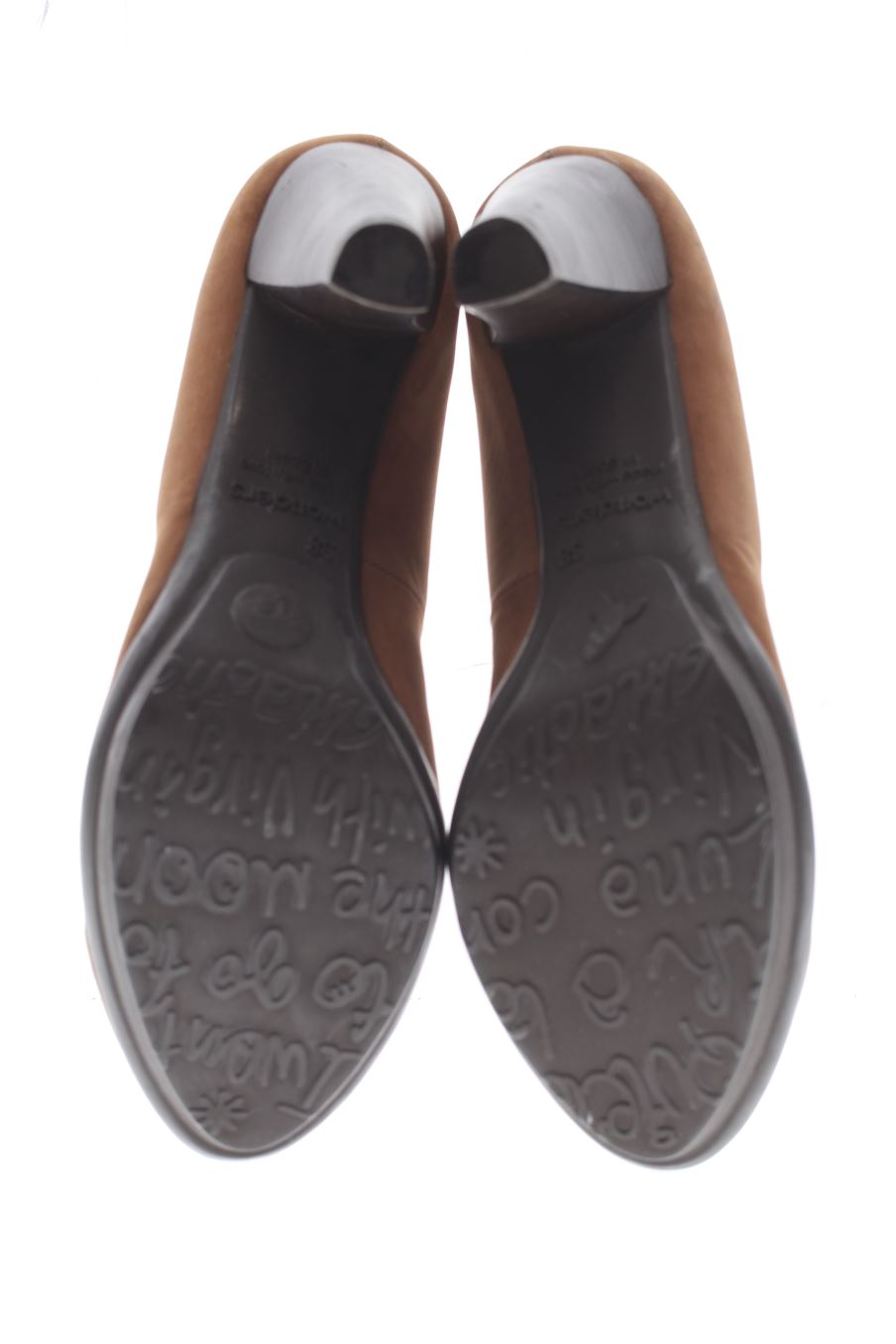 Zapatos de tacon de Wonders de la talla 38, de color marrón de