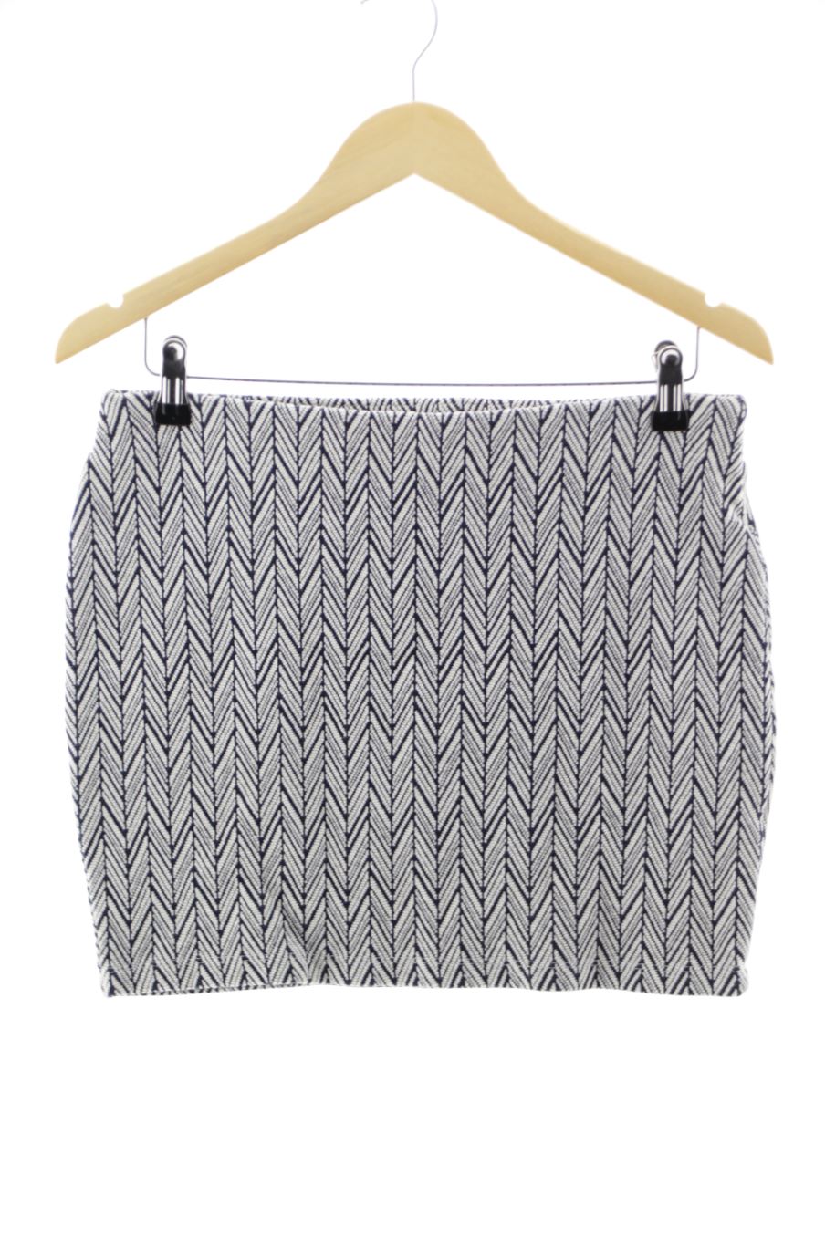 Aufwändiger Rock von Trafaluc Größe L, Farbe Marineblau, für