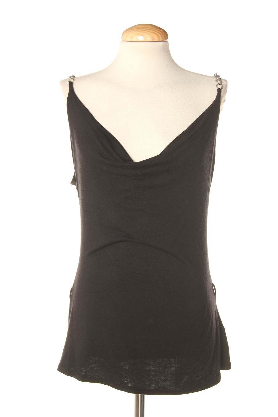 Top de Bay de la talla L, de color negro