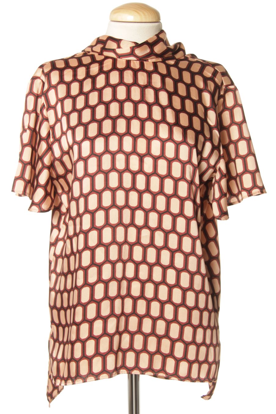 Blusa de manga corta de Zara de la talla S, de color amarillo
