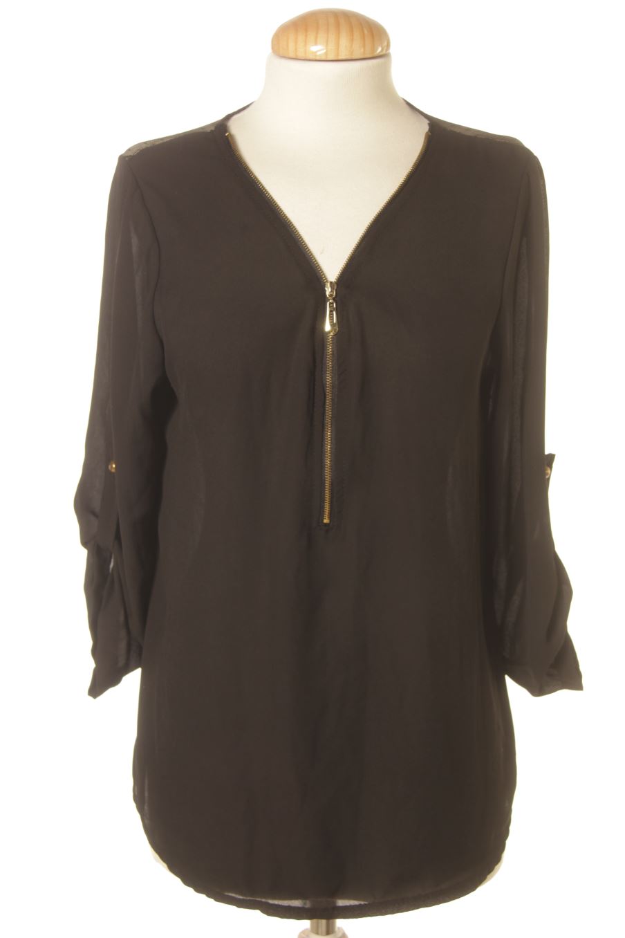 Blusa a maniche lunghe de PERCENTIL de la talla M, de color nero