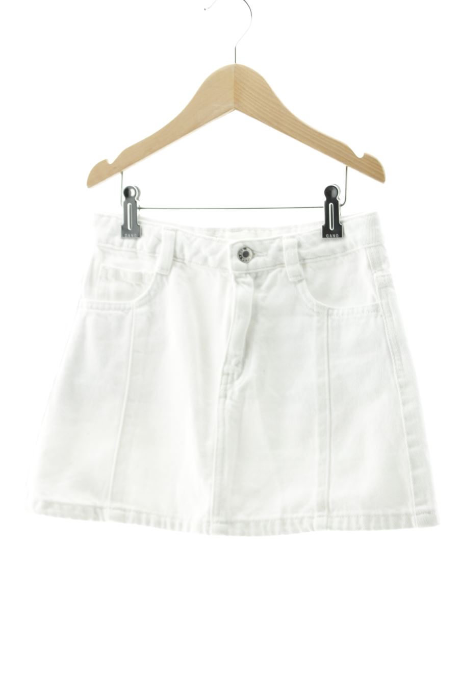 Falda de Mango de la talla 10 años de denim de segunda mano