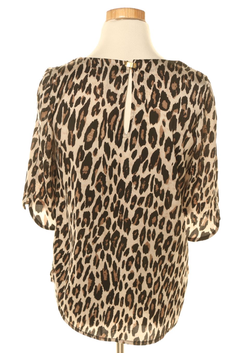 Blouse à manches courtes Mango de la taille XS, de couleur animal print