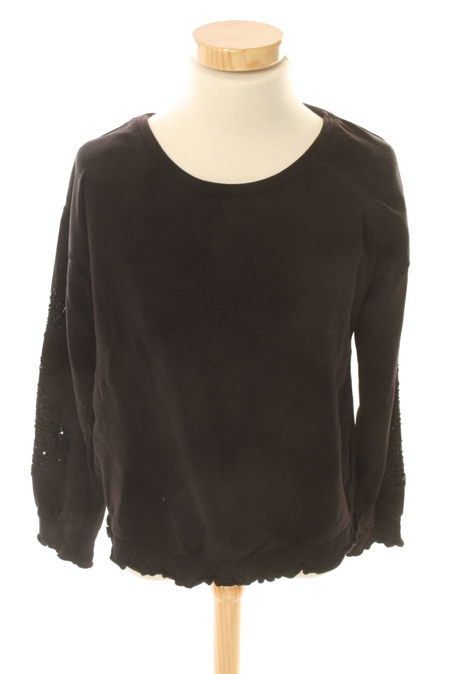 Sudadera de Promod de la talla S, de color negro