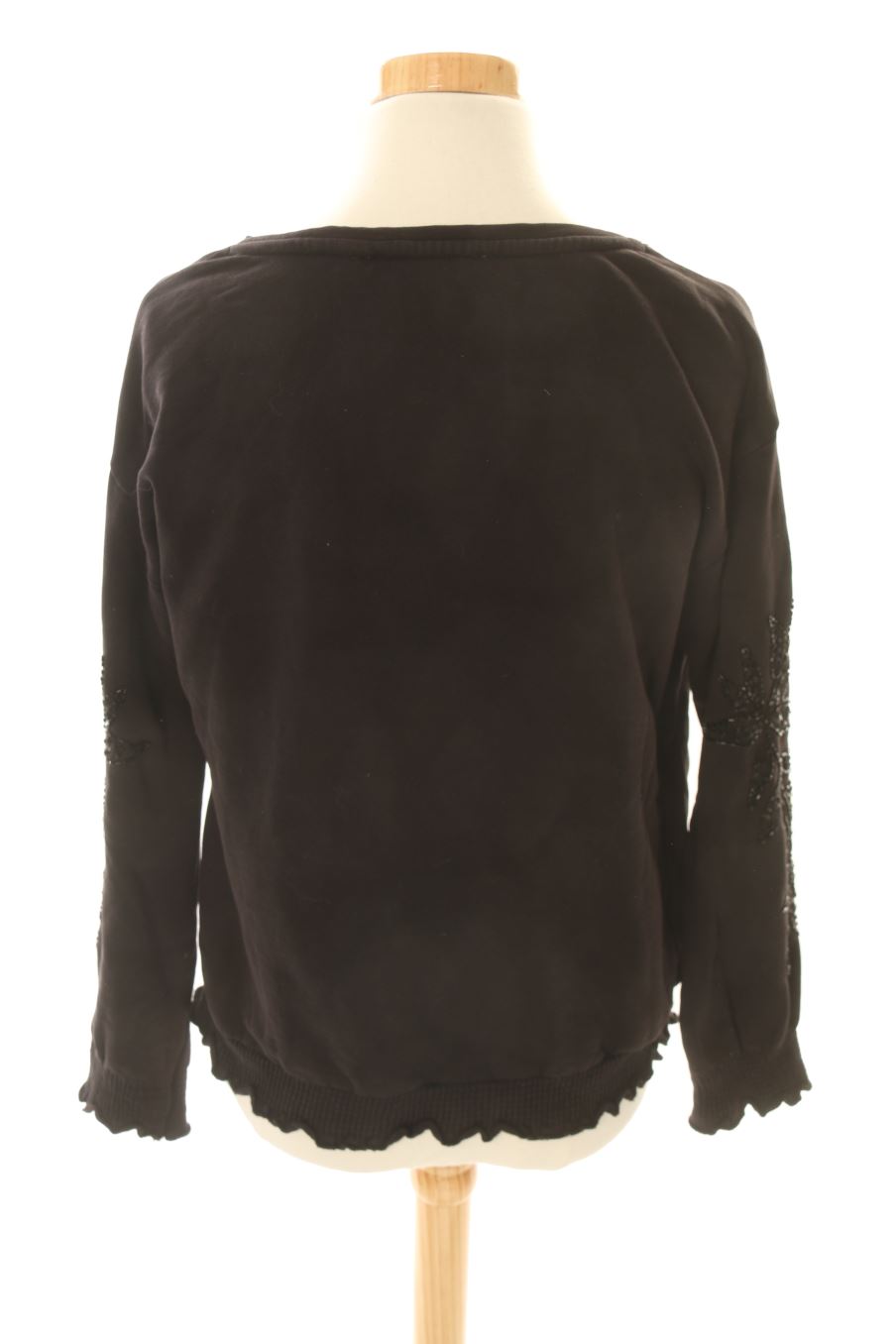 Sudadera de Promod de la talla S, de color negro