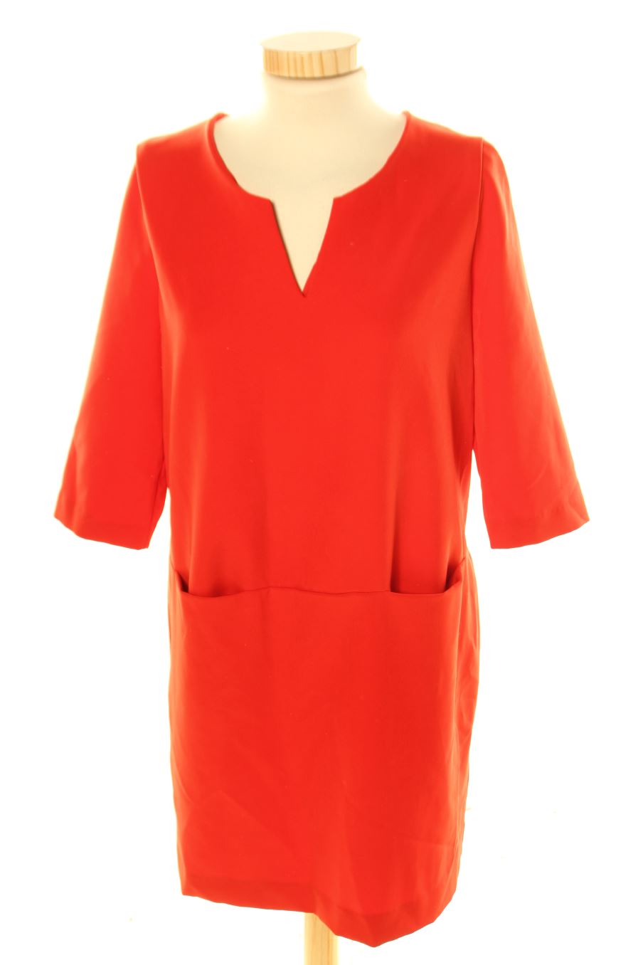 Vestido casual de Mango de la talla S, de color rojo