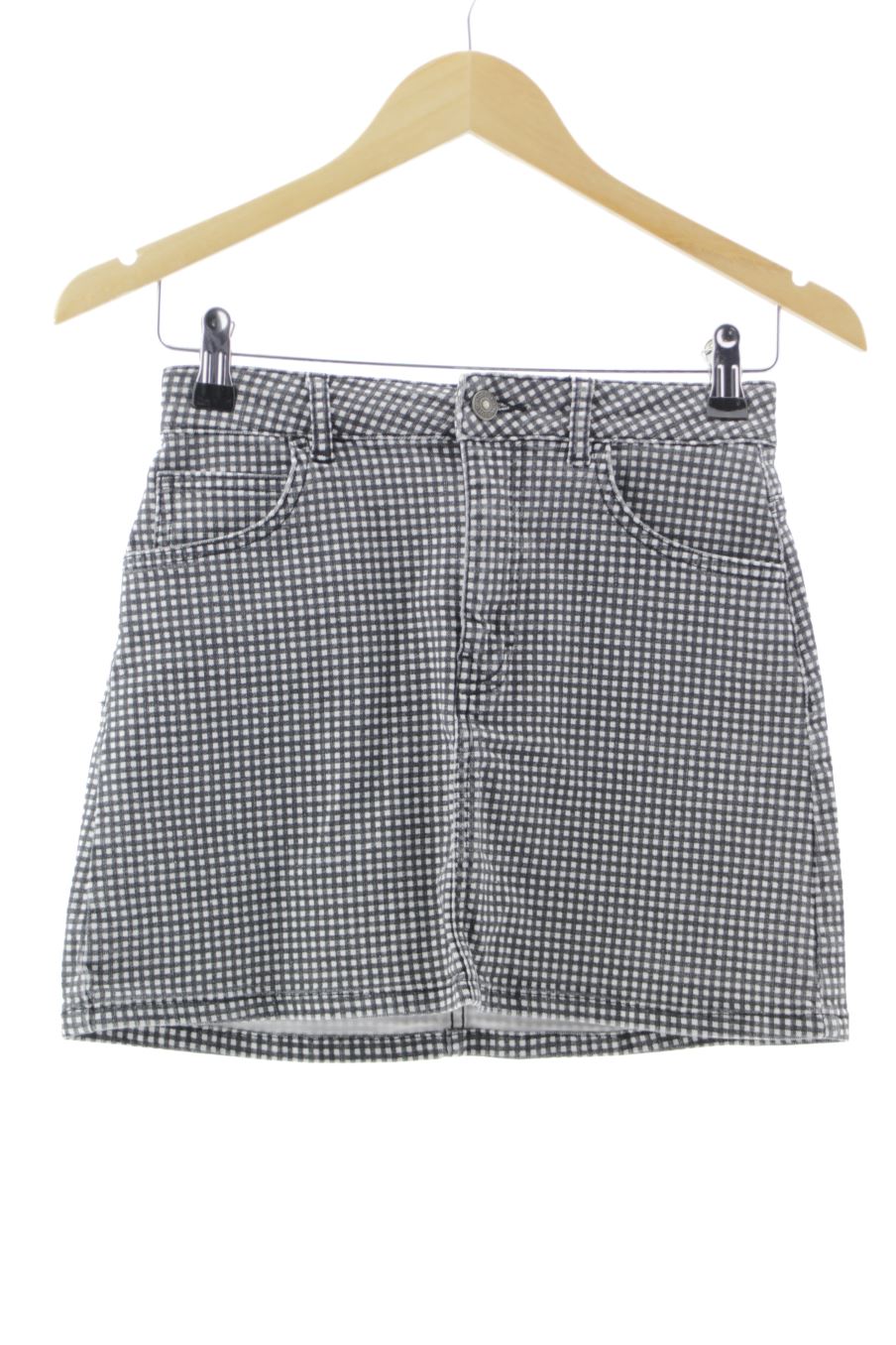 Aufwändiger Rock von Subdued Größe S, Farbe Kariert, aus Jeanskleidung für