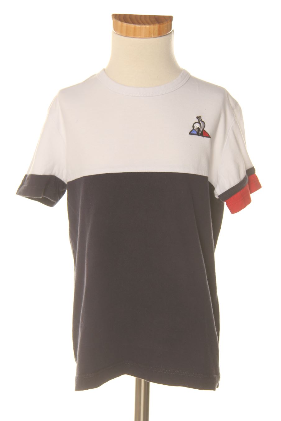 gebraucht le coq sportif Kurzärmeliges T-Shirt Größe 128