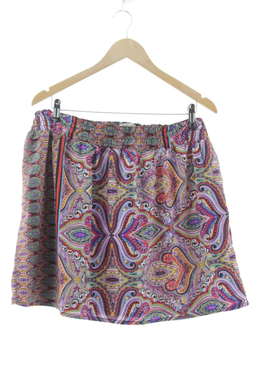 Aufwändiger Rock von natura Größe XL, Farbe Aufdruck, für