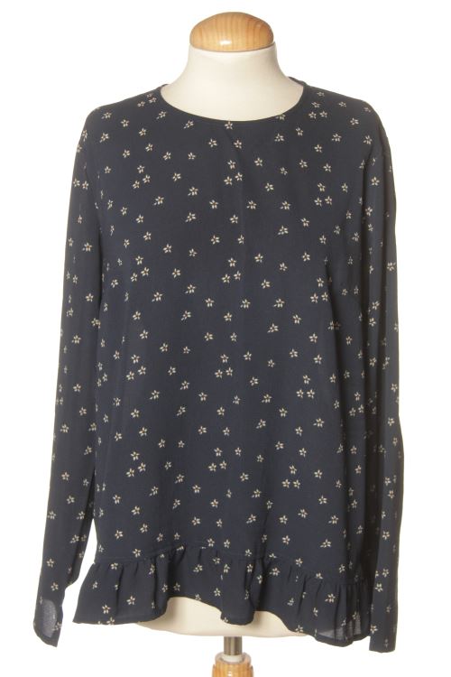 Blusa a maniche lunghe