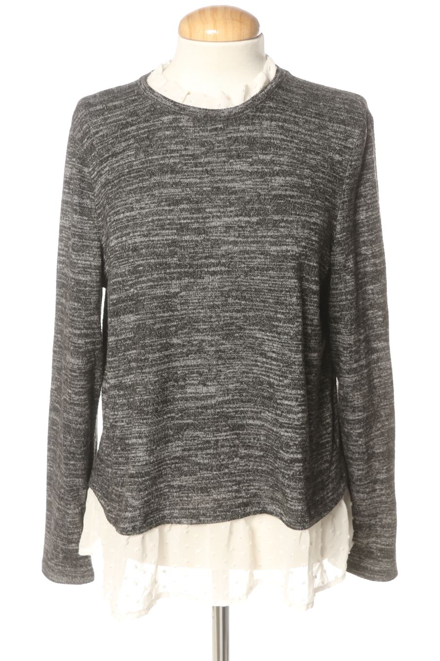 Pull Springfield de la taille M, de couleur gris