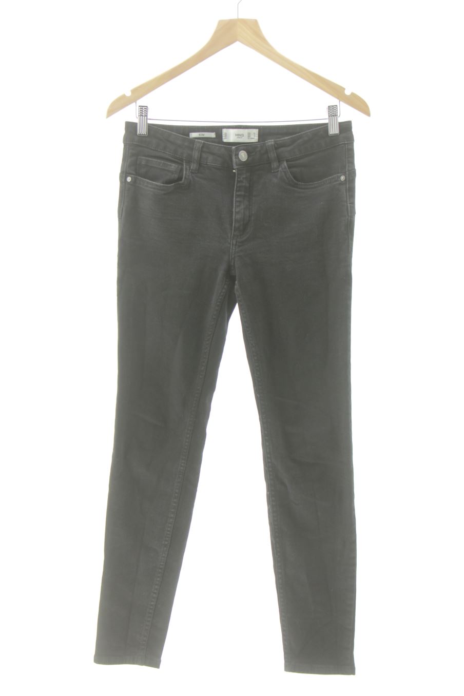 Jeans Mango de la taille 38, de couleur noir de denim