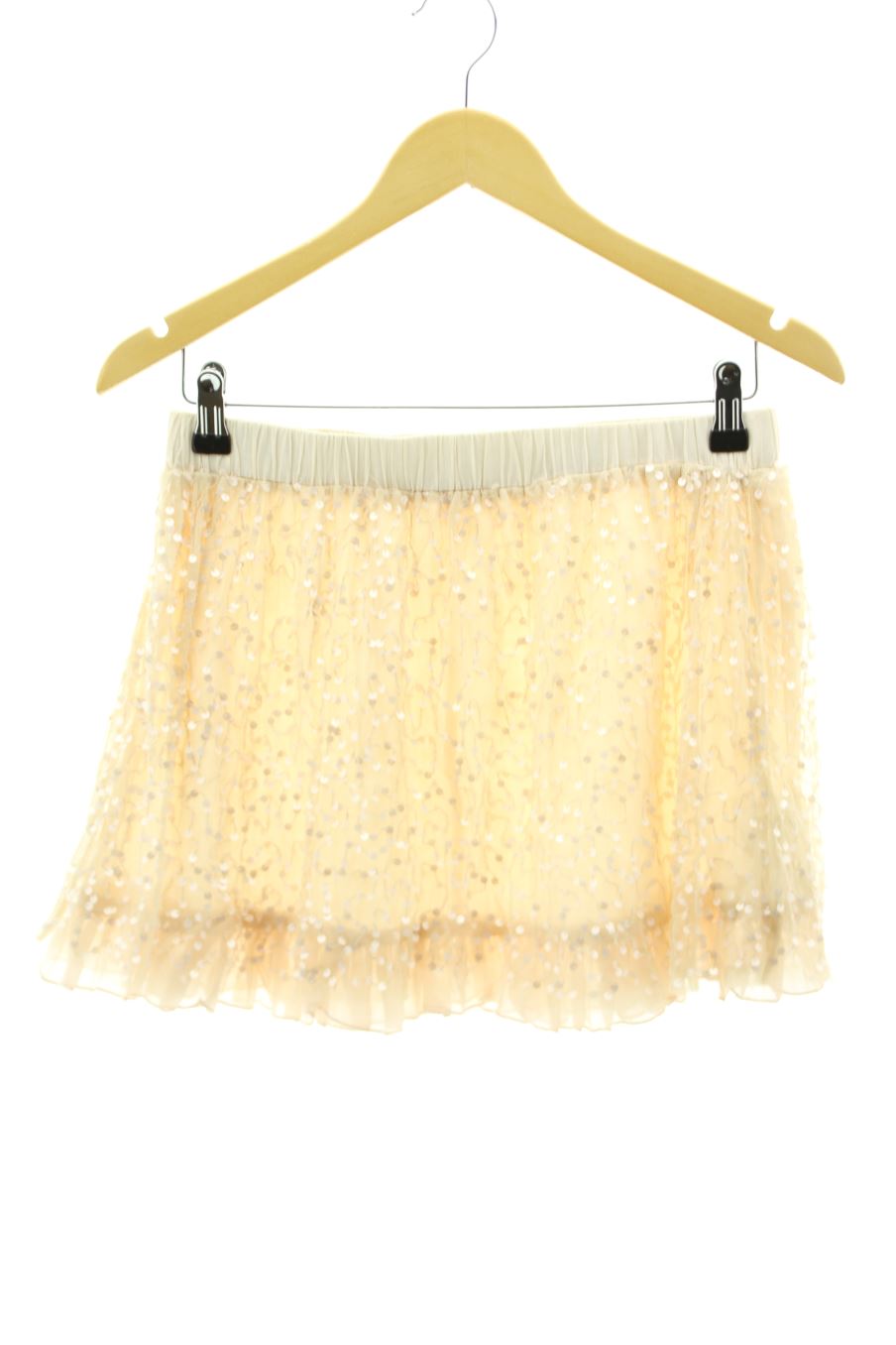 Falda de Stradivarius de la talla S, de color beige