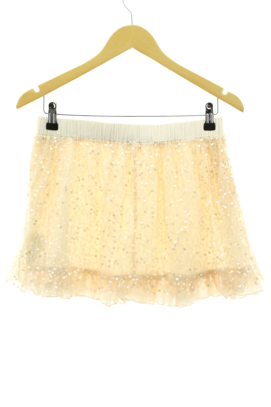 Falda de Stradivarius de la talla S, de color beige