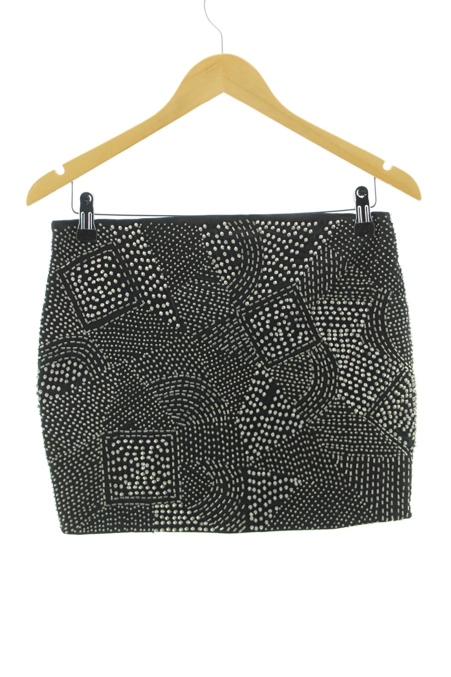 Jupe Bershka de la taille M, de couleur noir