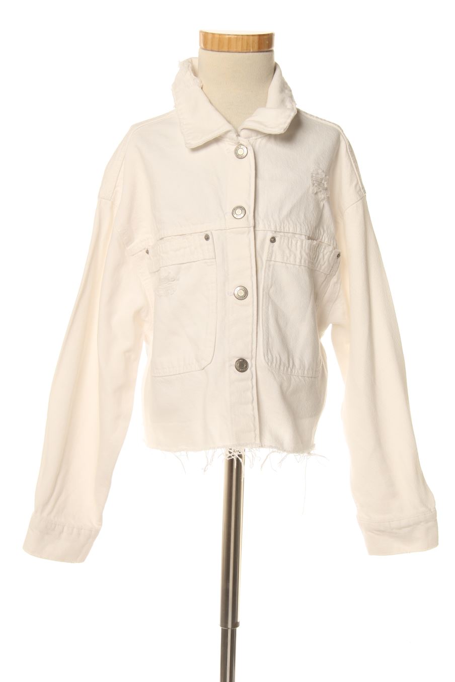 Blouson Zara de la taille 9 ans de denim de seconde main