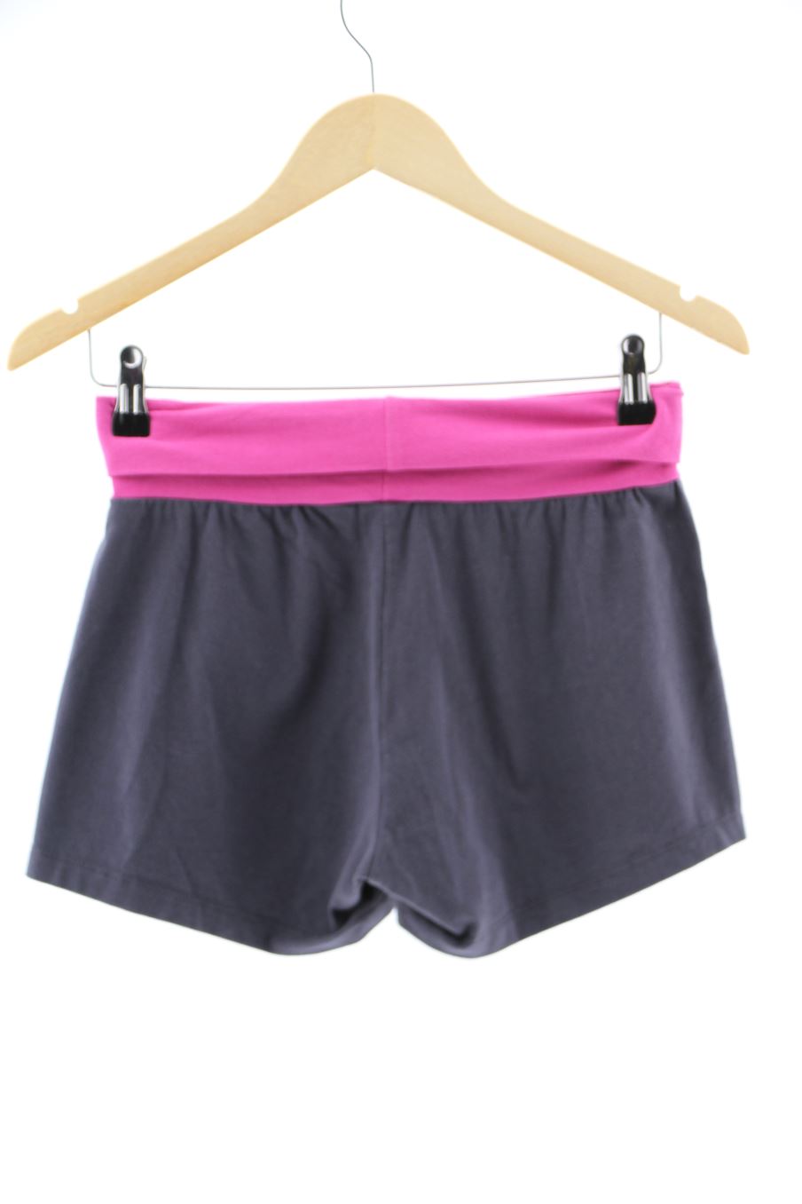 Pantalones cortos de deporte de Domyos (DECATHLON) de la talla S, de color gris