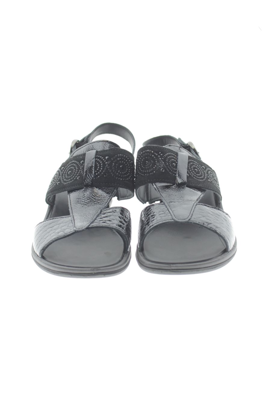 Sandalias planas de ENVAL SOFT de la talla 40, de color negro de