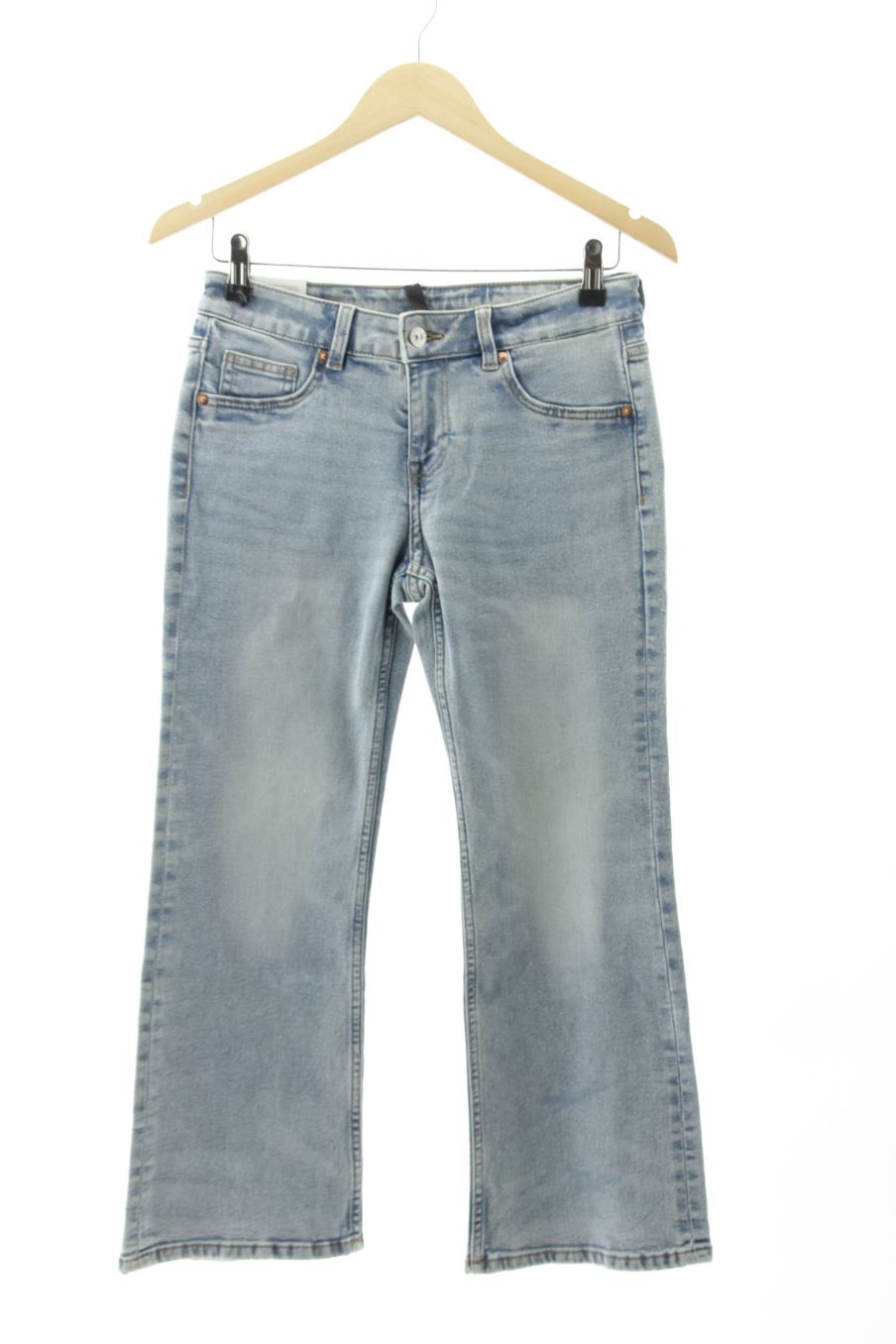 Jeans H&M de la taille 38, de couleur bleu de denim