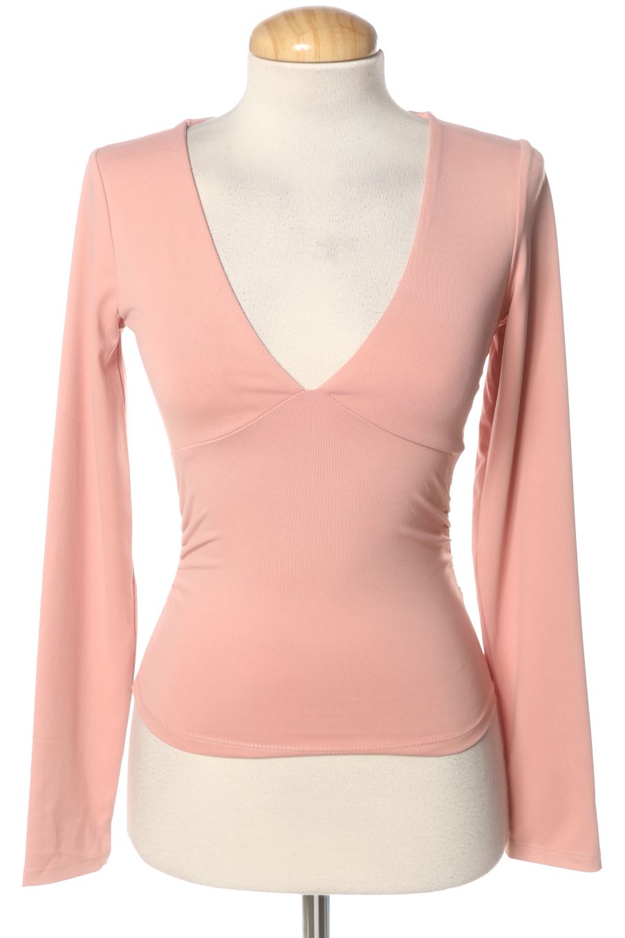 Langärmelige Bluse von Bershka Größe S, Farbe Rosa, für