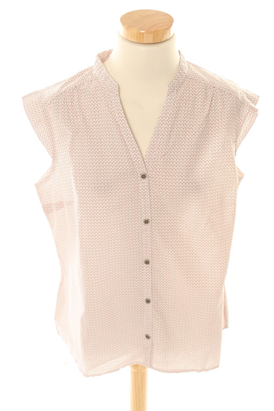 Camisa sin mangas de Quechua (DECATHLON) de la talla M, de color estampado