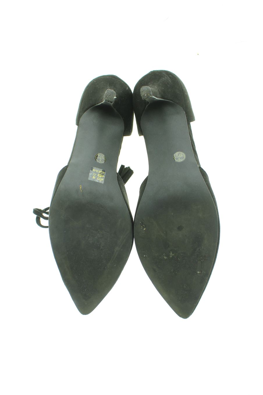 Sandalias tacon de Chinese Laundy de la talla 37, de color negro de