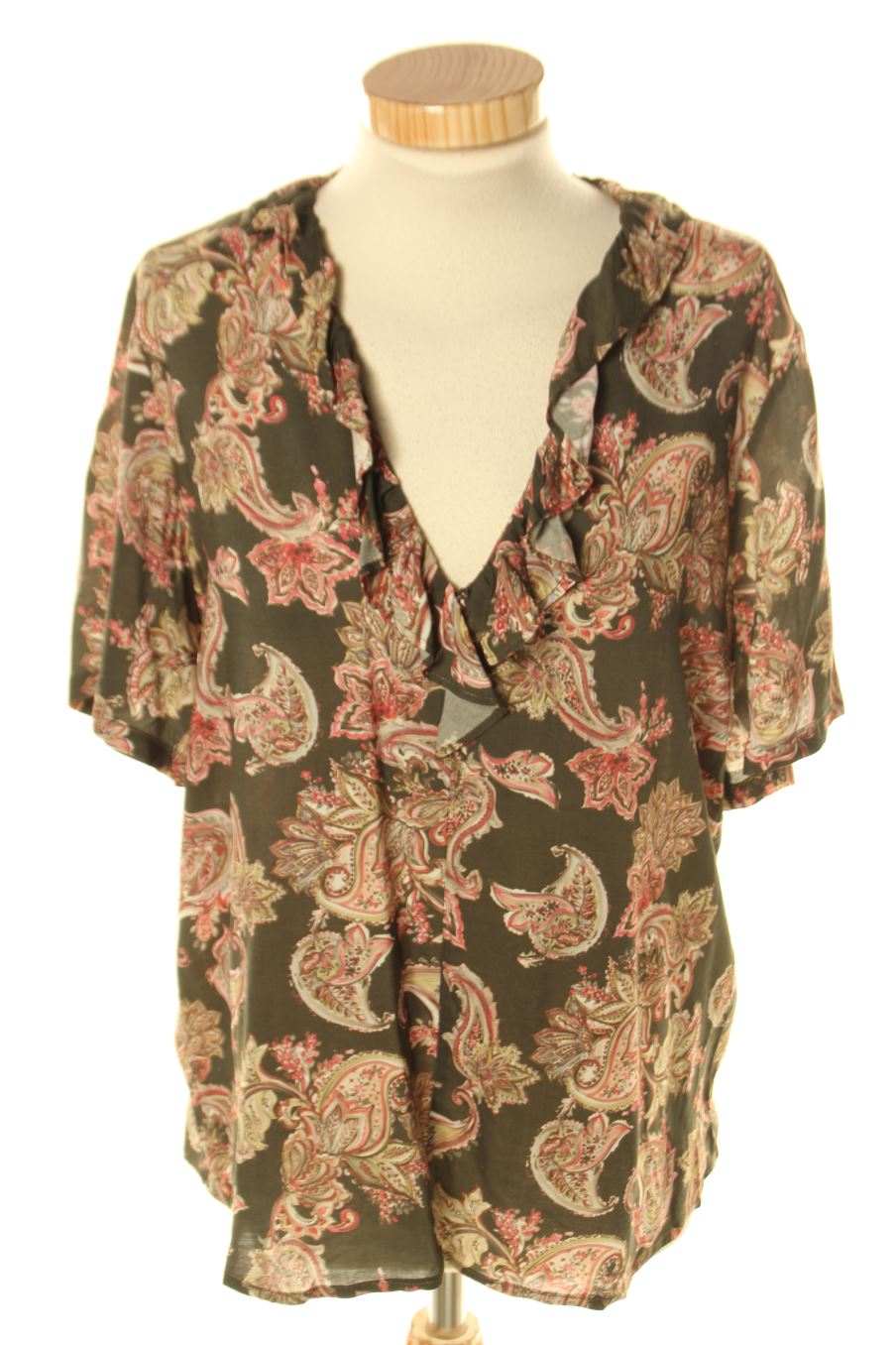 Blouse à manches courtes Amitié de la taille XS, de couleur imprimés