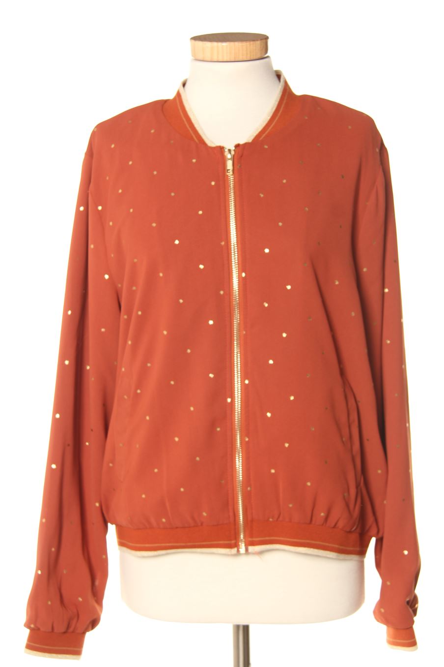 Blouson EMMA ELLA PARIS de la taille L, de couleur orange