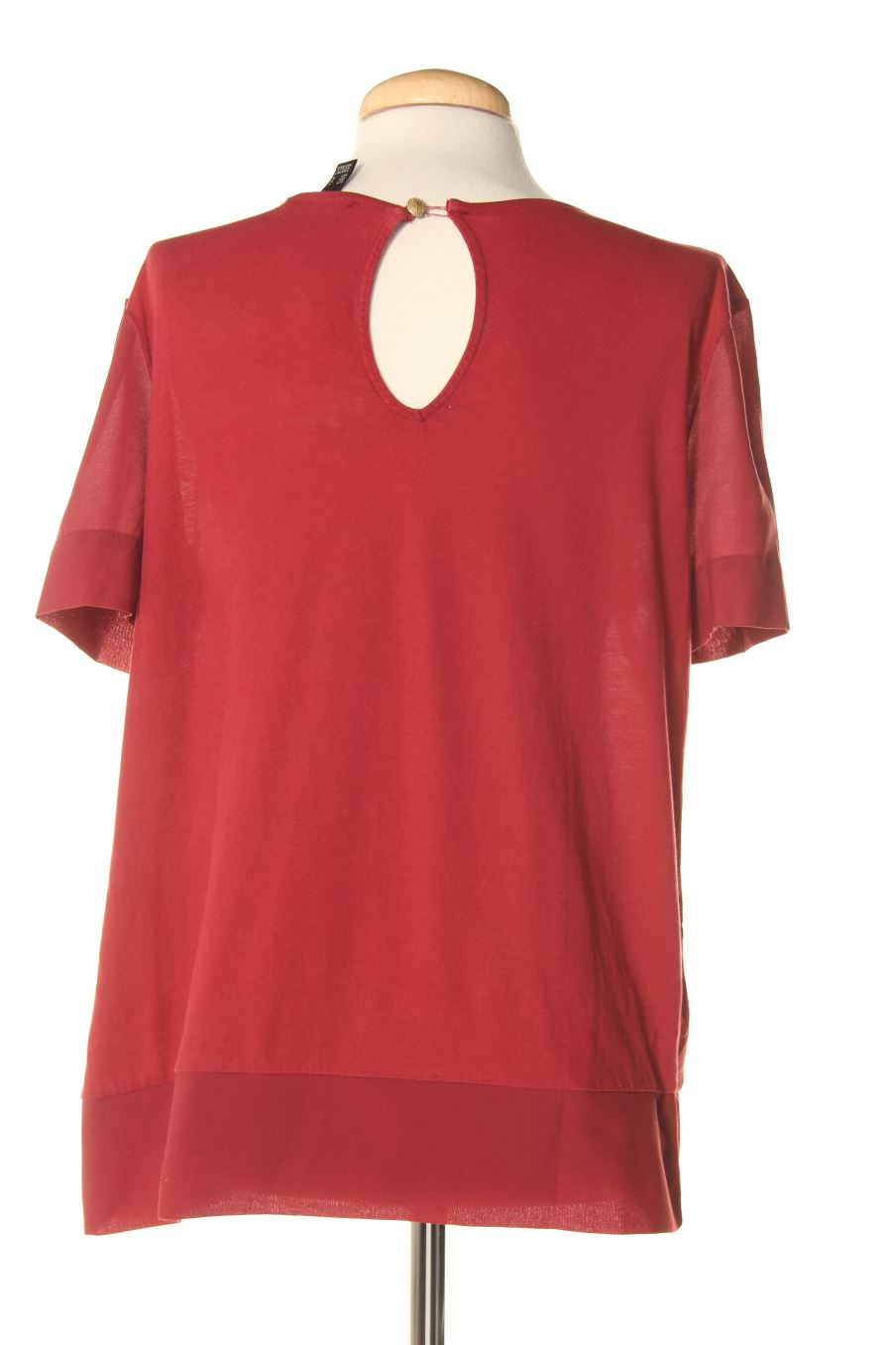 Blouse à manches courtes Mango de la taille L, de couleur rouge