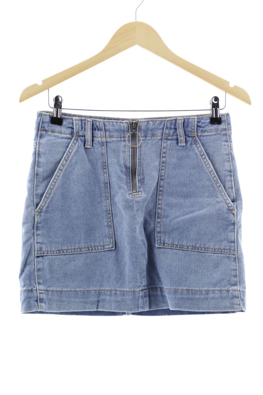 Falda de PERCENTIL de la talla 34, de color azul de ropa vaquera