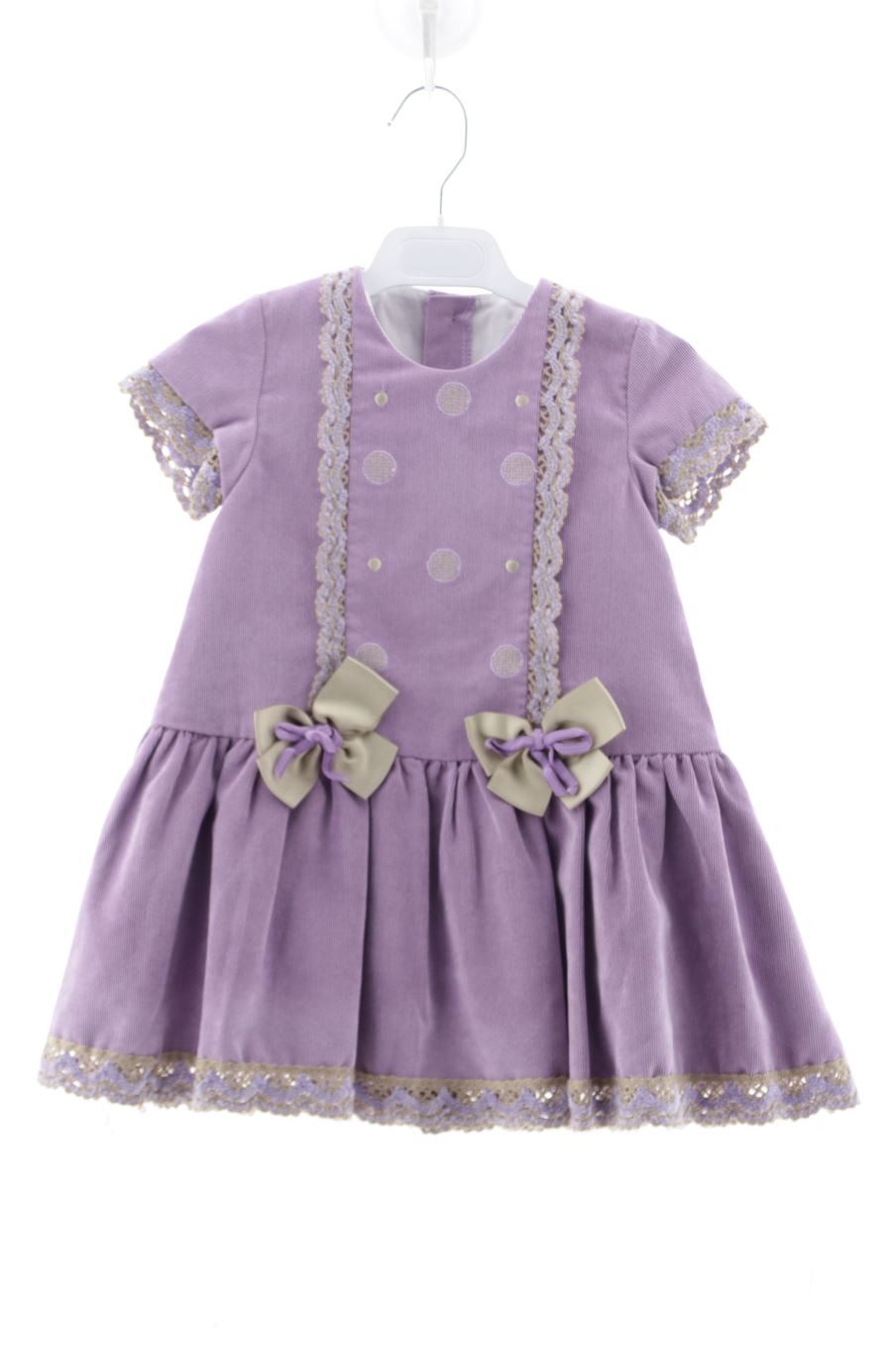 Vestido de Marta y Paula de la talla 3 años de pana de segunda mano