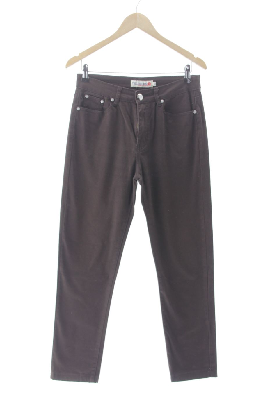 Jeans von Yellow Größe 40, Farbe Braun, aus Jeanskleidung für