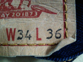 Vaquero de Levi's de la talla 44, de color azul de ropa vaquera