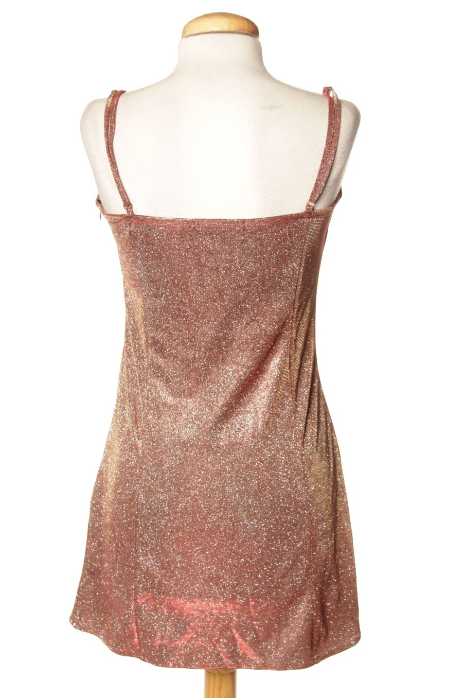 Vestido casual de Pull Bear de la talla M, de color burdeos