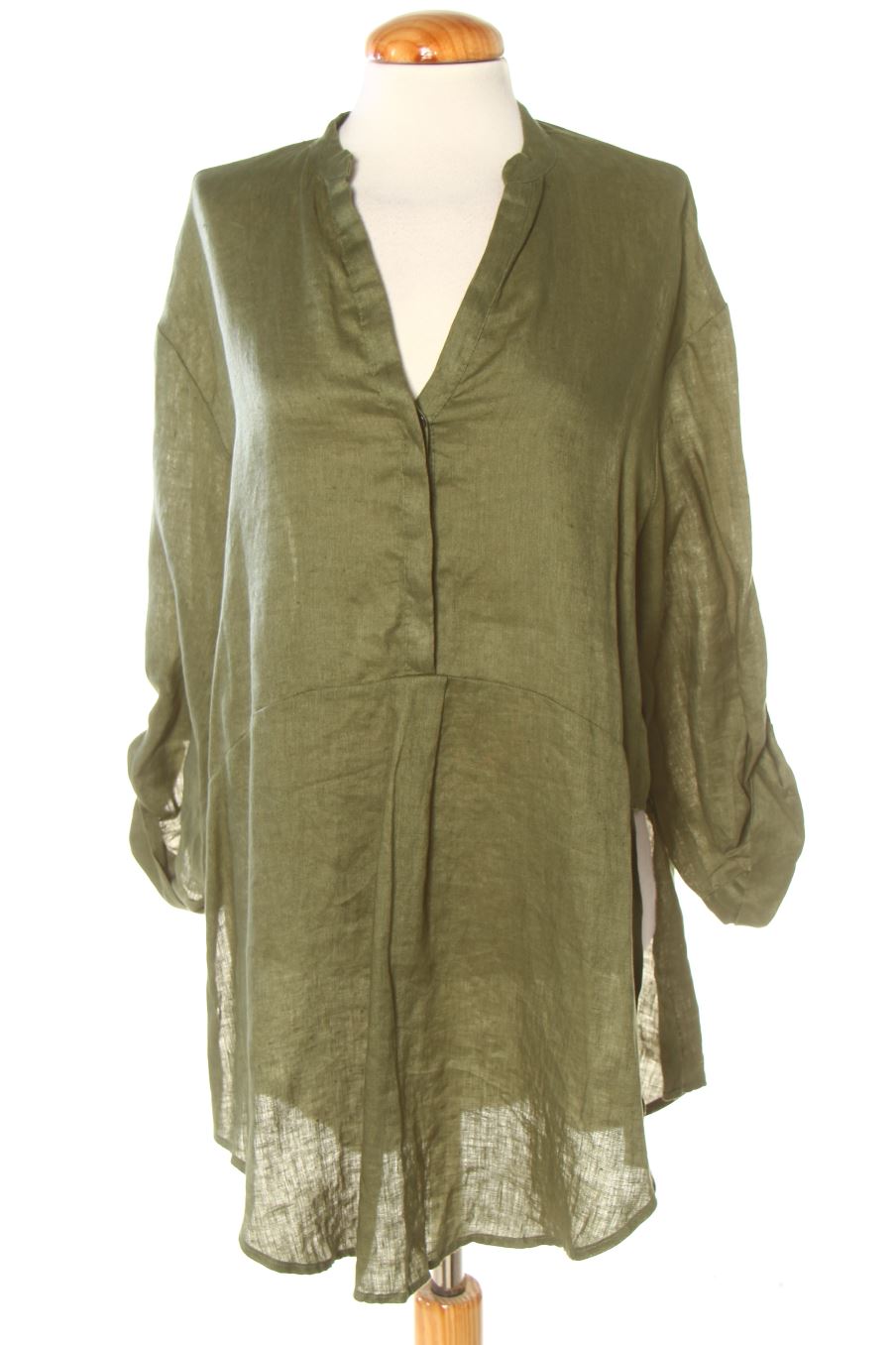 Blusa a maniche lunghe de Benetton de la talla S, de color verde