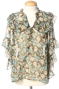 Blouse à manches courtes XS Zara