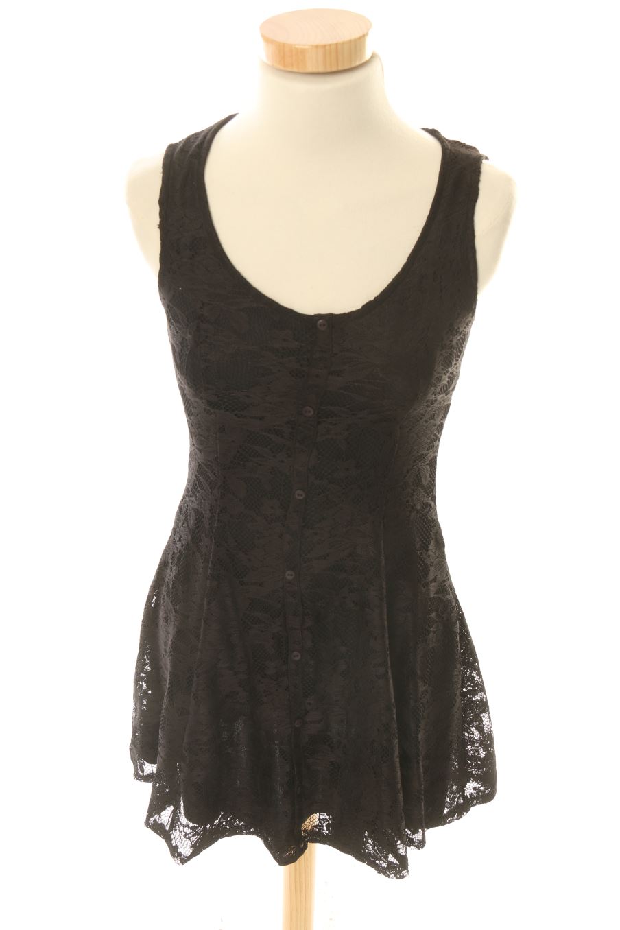 Robe casual Bershka de la taille XS, de couleur noir
