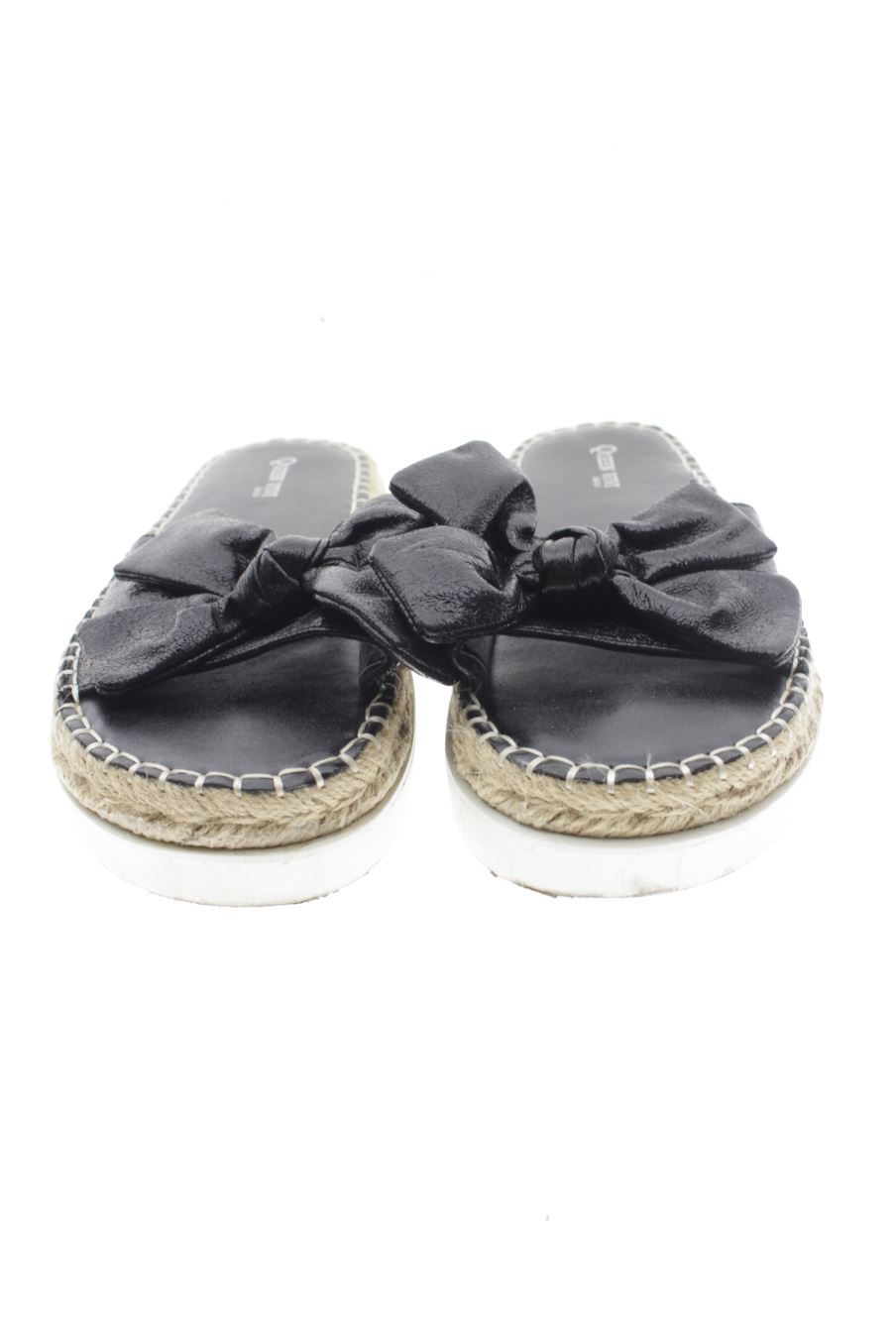 Sandalias planas de QUEEN VIVI de la talla 41, de color negro de