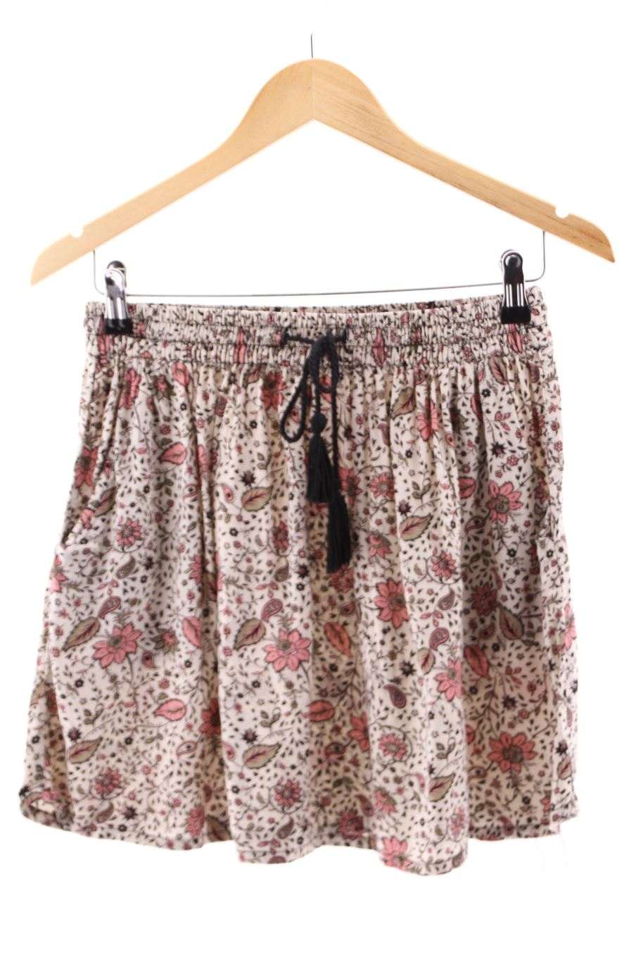 Jupe Pull & Bear de la taille M, de couleur fleurs
