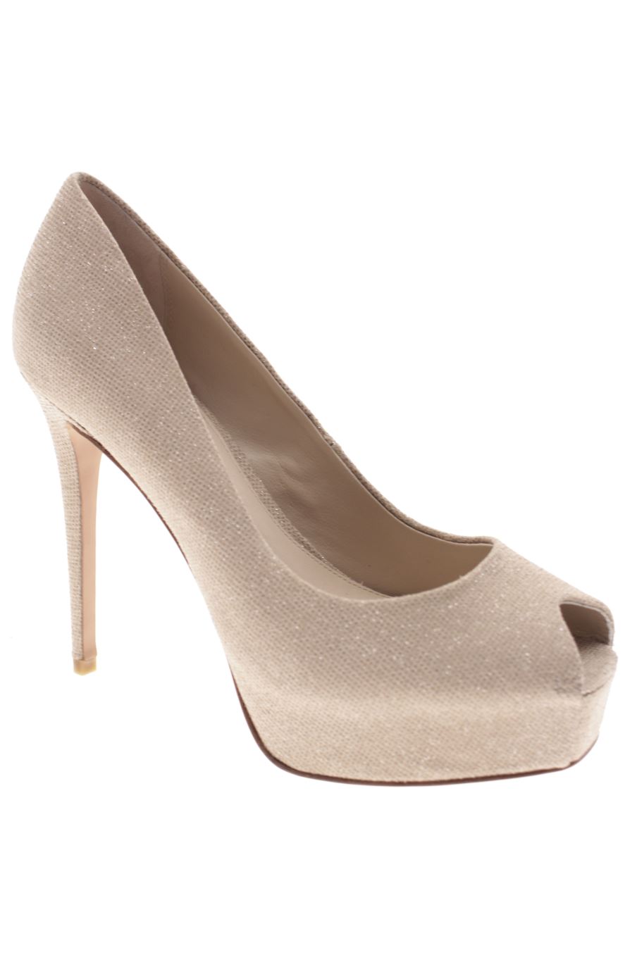 Zapatos de tacon de Elie Tahari de la talla 38, de color beige de