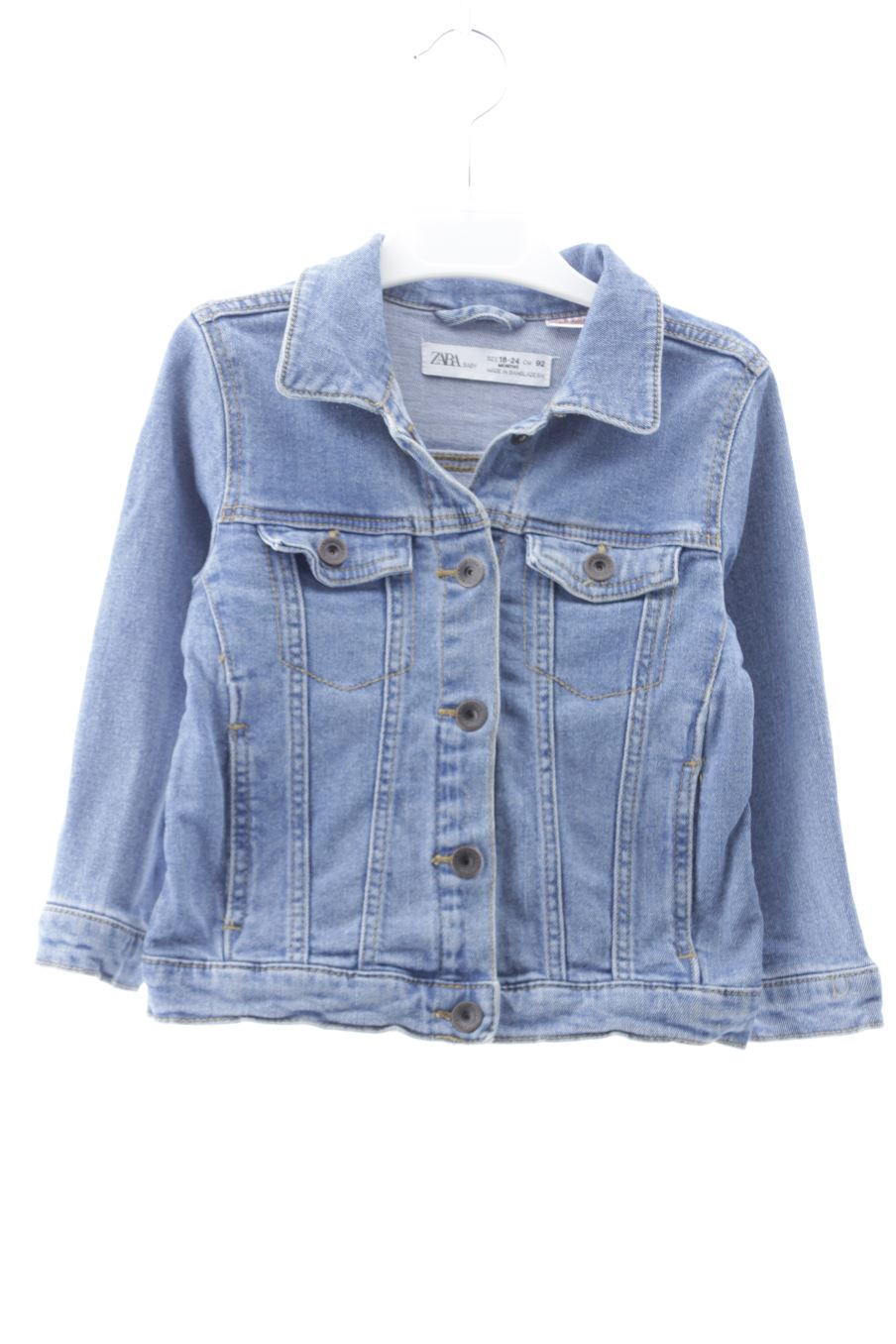 Cazadora de Zara de la talla 18 meses de denim de segunda mano