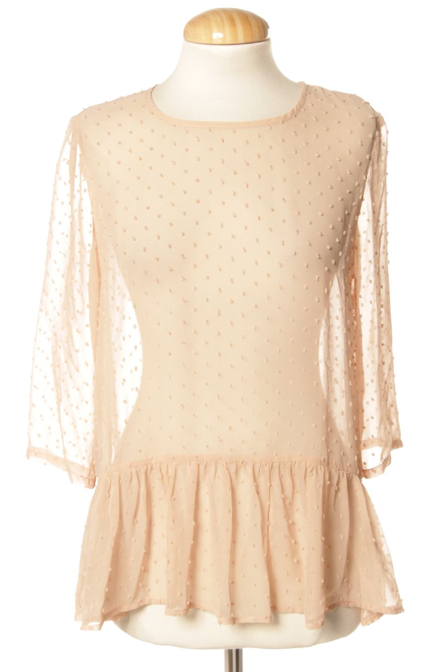 Blouse à manches longues Mango de la taille S, de couleur rose
