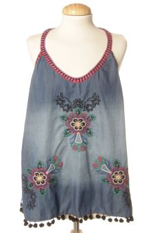 Aufwändiges Top L Desigual