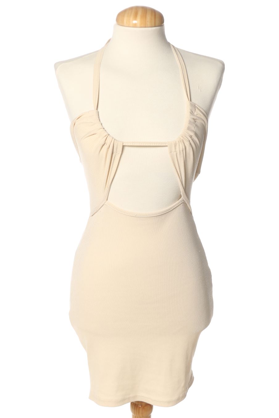 Vestido casual de PERCENTIL de la talla XS, de color beige